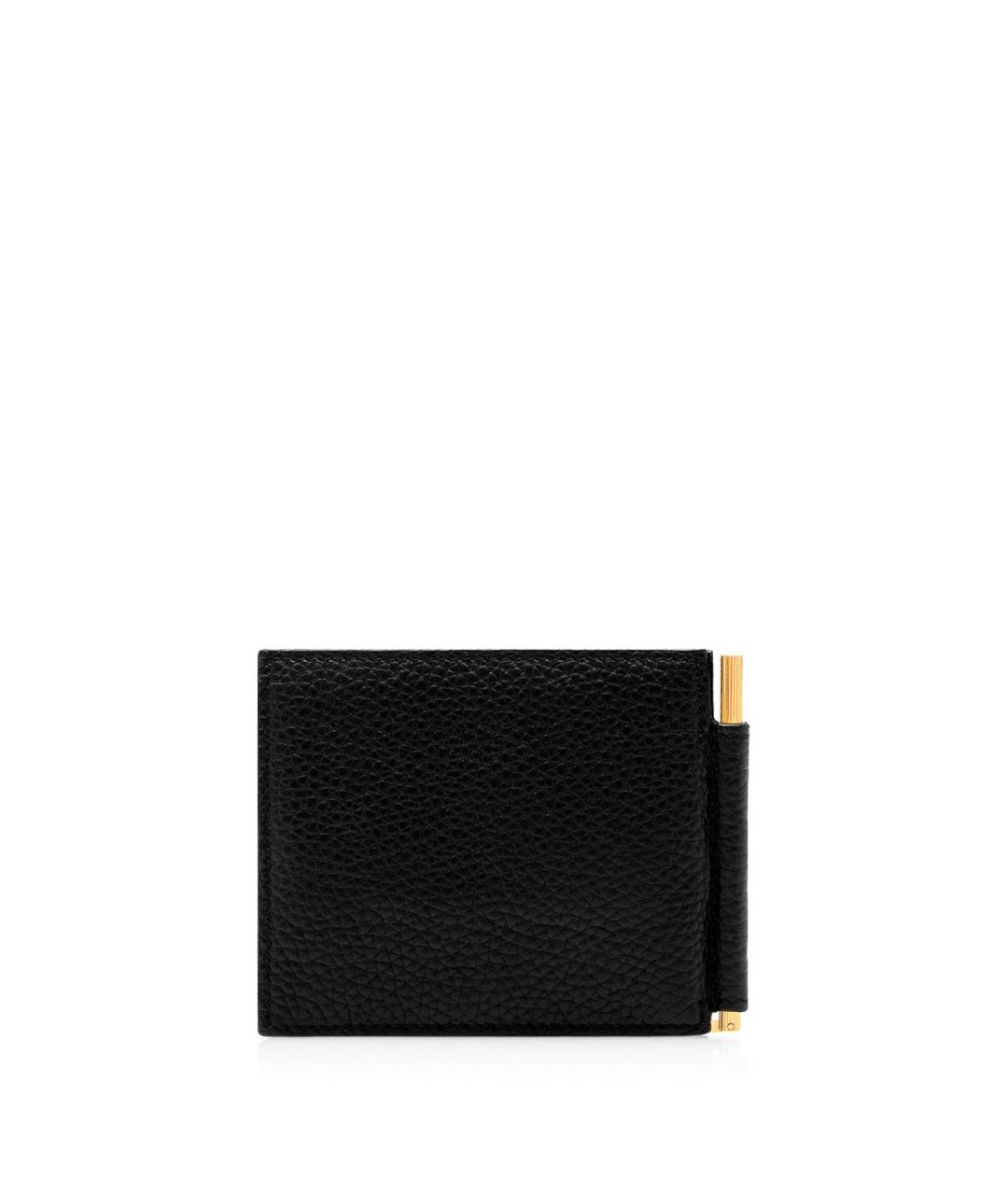 TOM FORD Черный кожаный кошелек, фото 3
