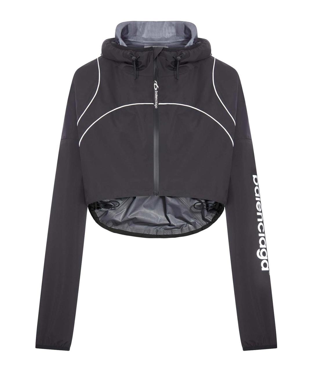 BALENCIAGA Черная полиэстеровая куртка, фото 1