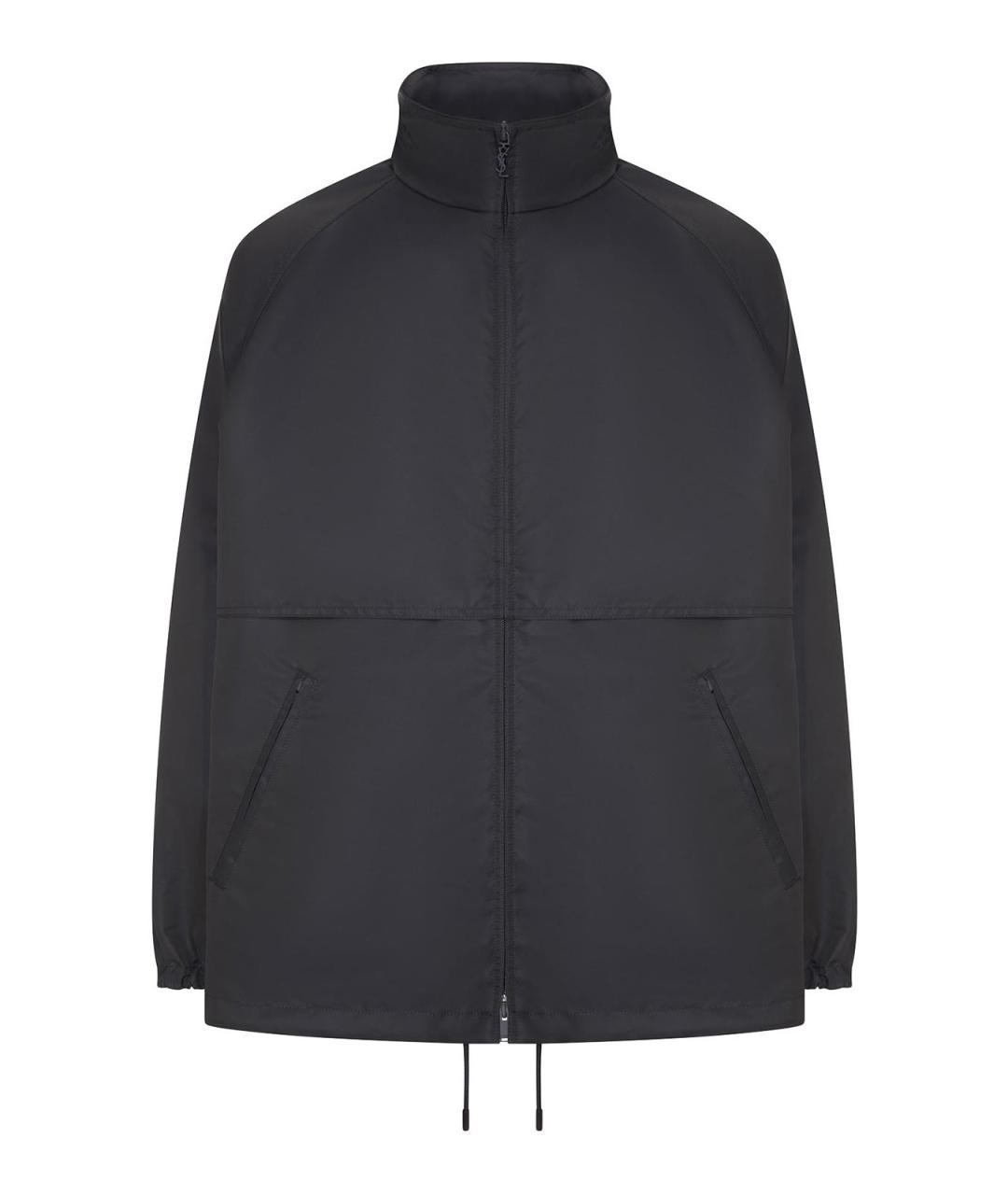 SAINT LAURENT Темно-синяя полиэстеровая куртка, фото 1