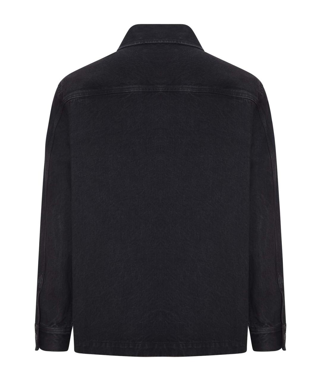 SAINT LAURENT Черная хлопковая куртка, фото 2