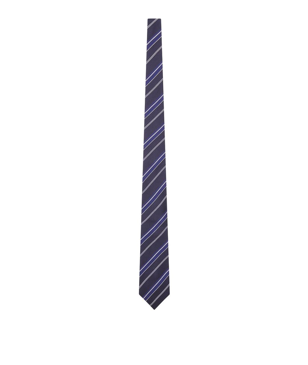 TOM FORD Синий шелковый галстук, фото 1