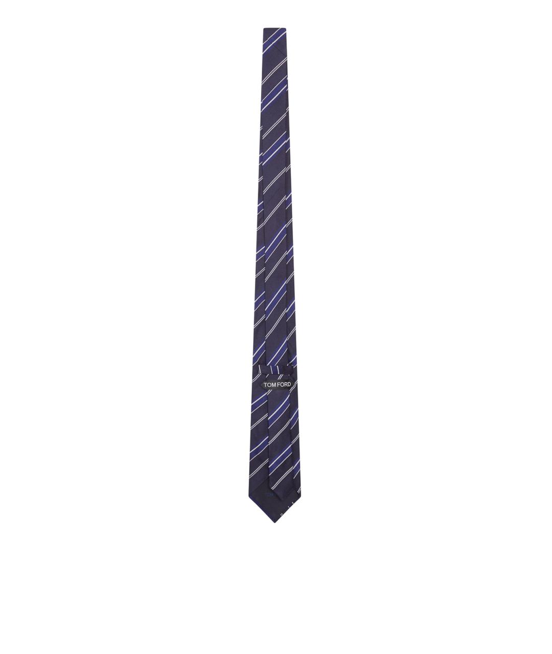 TOM FORD Синий шелковый галстук, фото 2