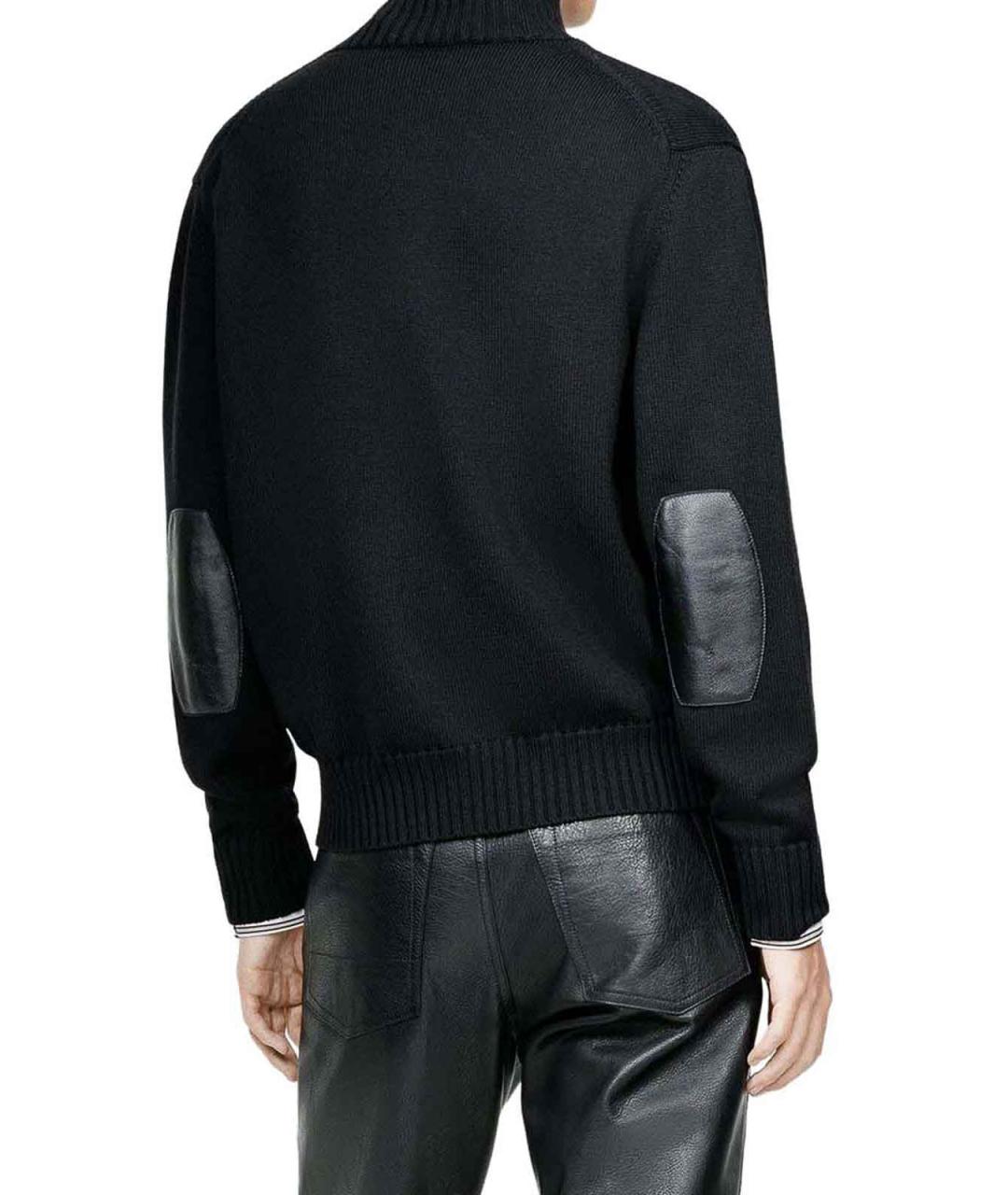 TOM FORD Черный шерстяной кардиган, фото 4