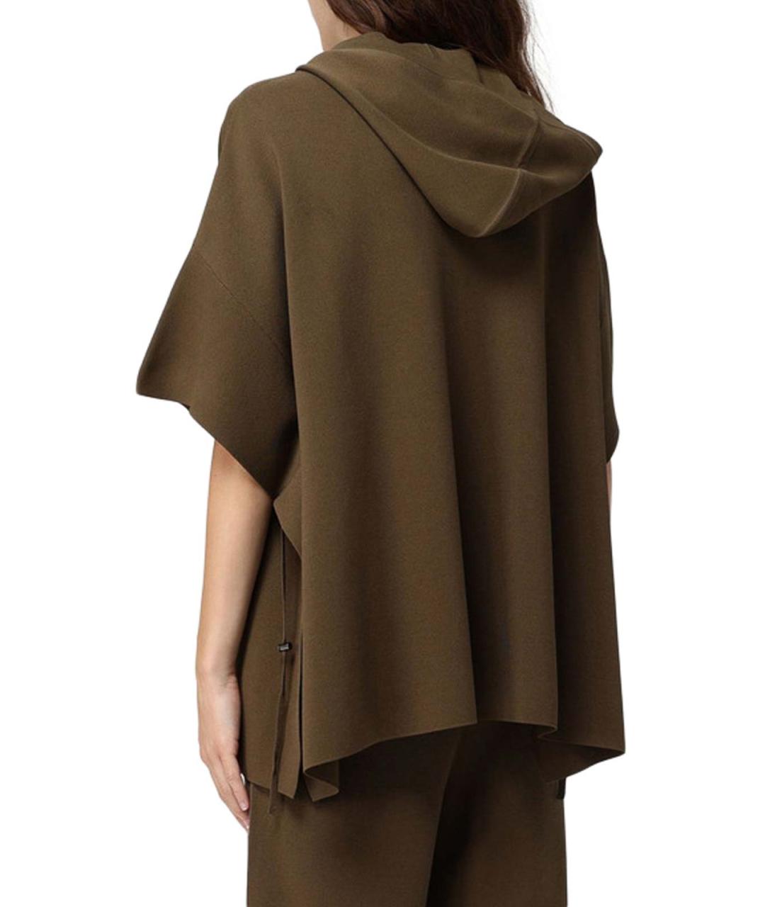 MAX MARA Зеленый вискозный кардиган, фото 4