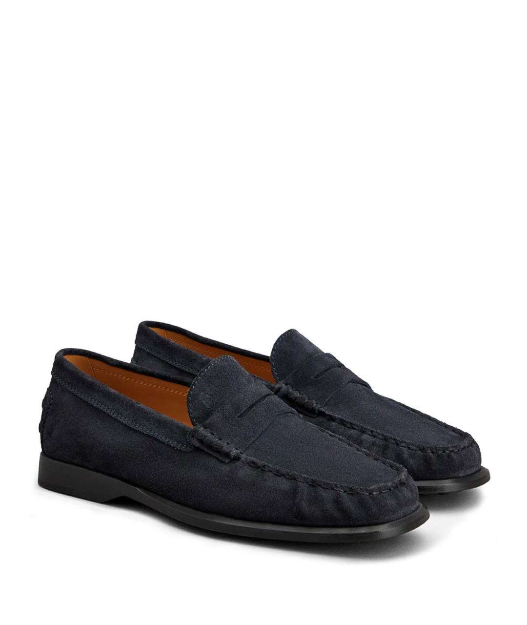 TOD'S Синие замшевые лоферы, фото 2