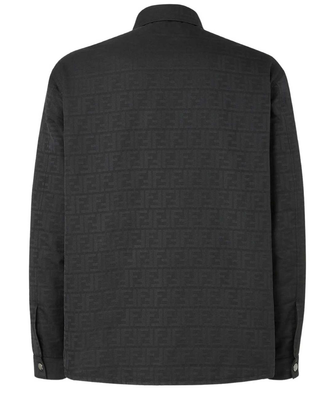 FENDI Черная нейлоновая куртка, фото 3