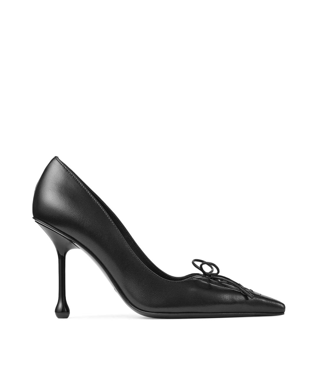 JIMMY CHOO Черные кожаные туфли, фото 1