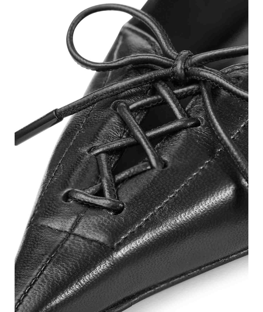 JIMMY CHOO Черные кожаные туфли, фото 6