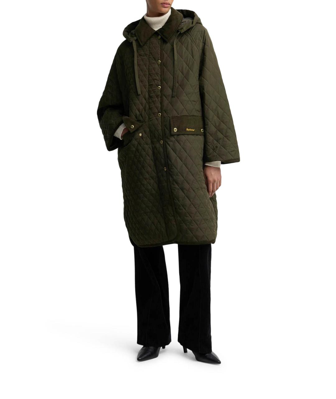 BARBOUR Хаки полиэстеровая парка, фото 2