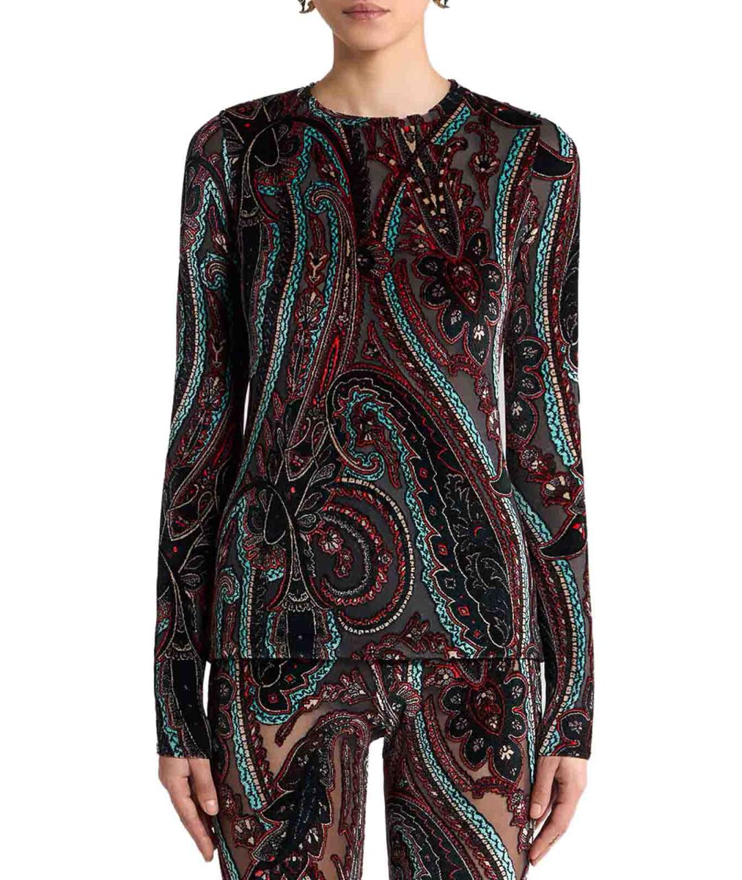 ETRO Мульти полиамидовый джемпер / свитер, фото 3