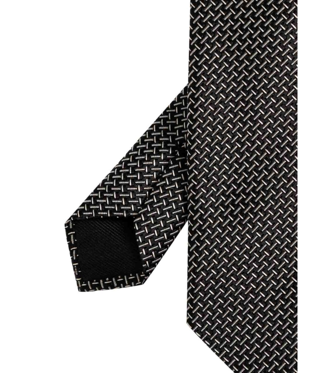 TOM FORD Черный шелковый галстук, фото 2