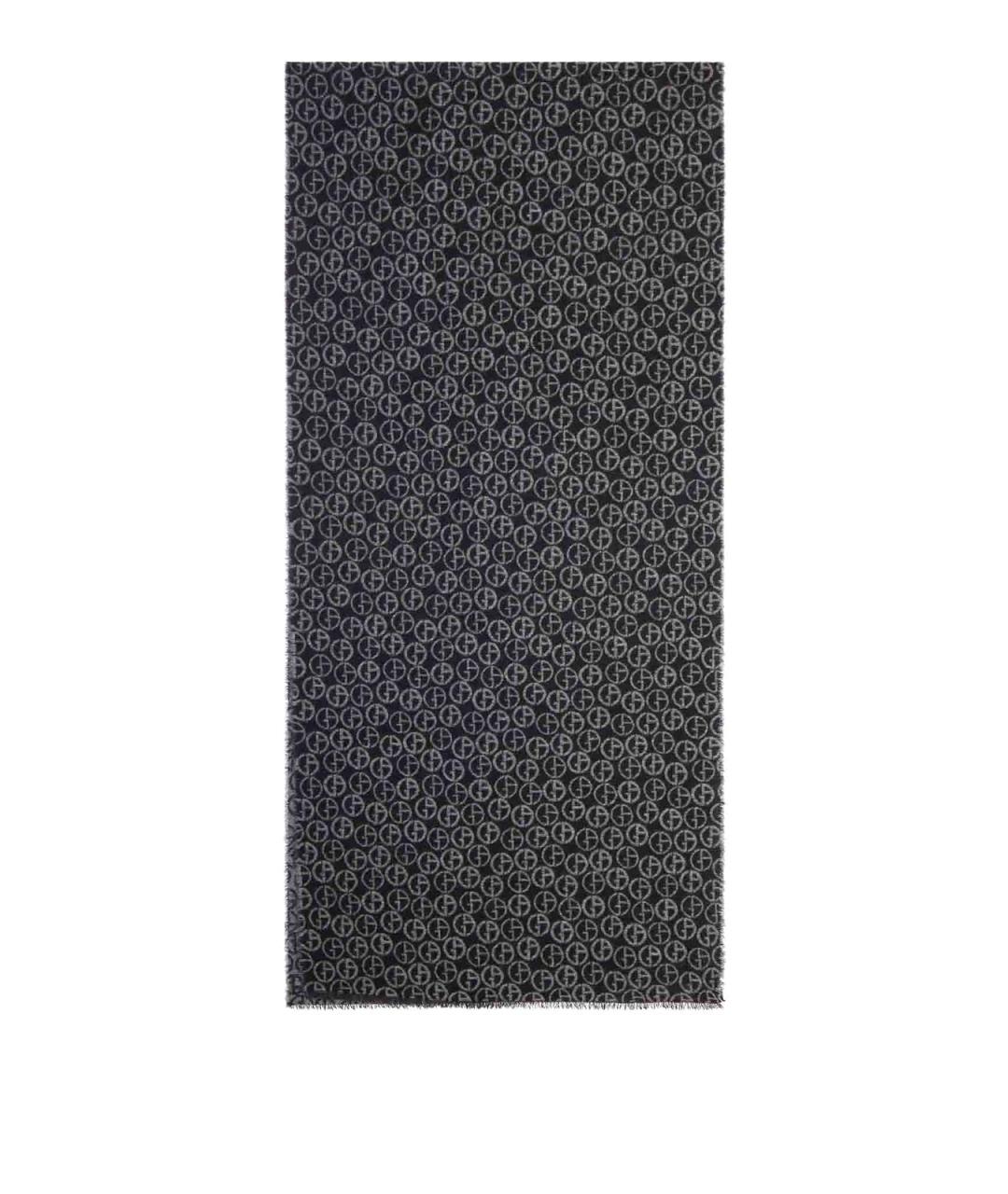 GIORGIO ARMANI Черный шарф, фото 1