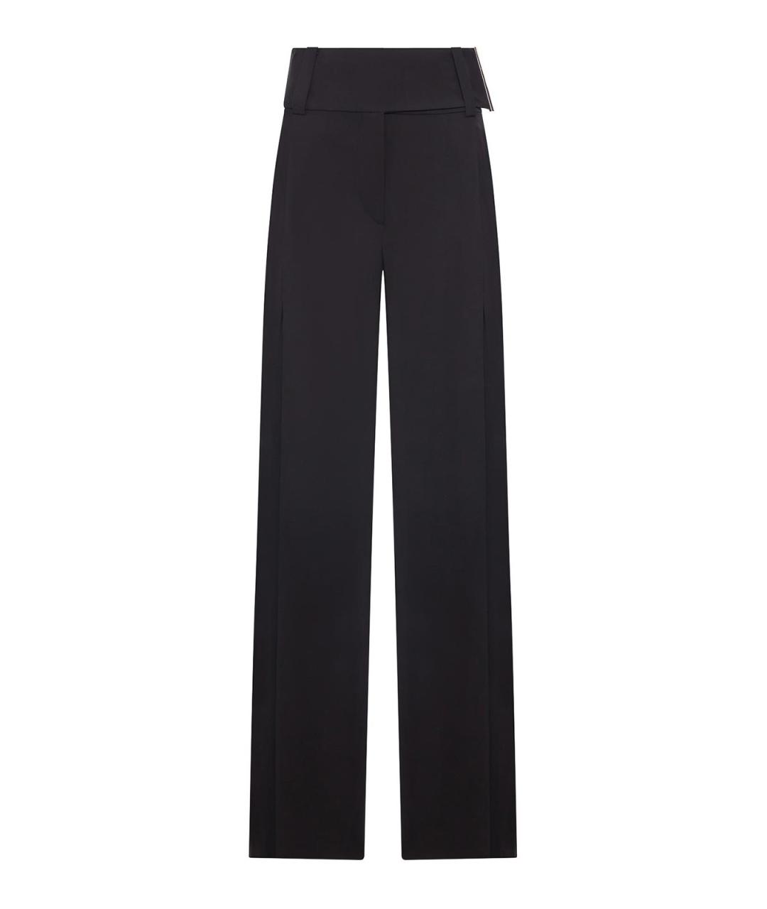 SPORTMAX Черные брюки широкие, фото 1