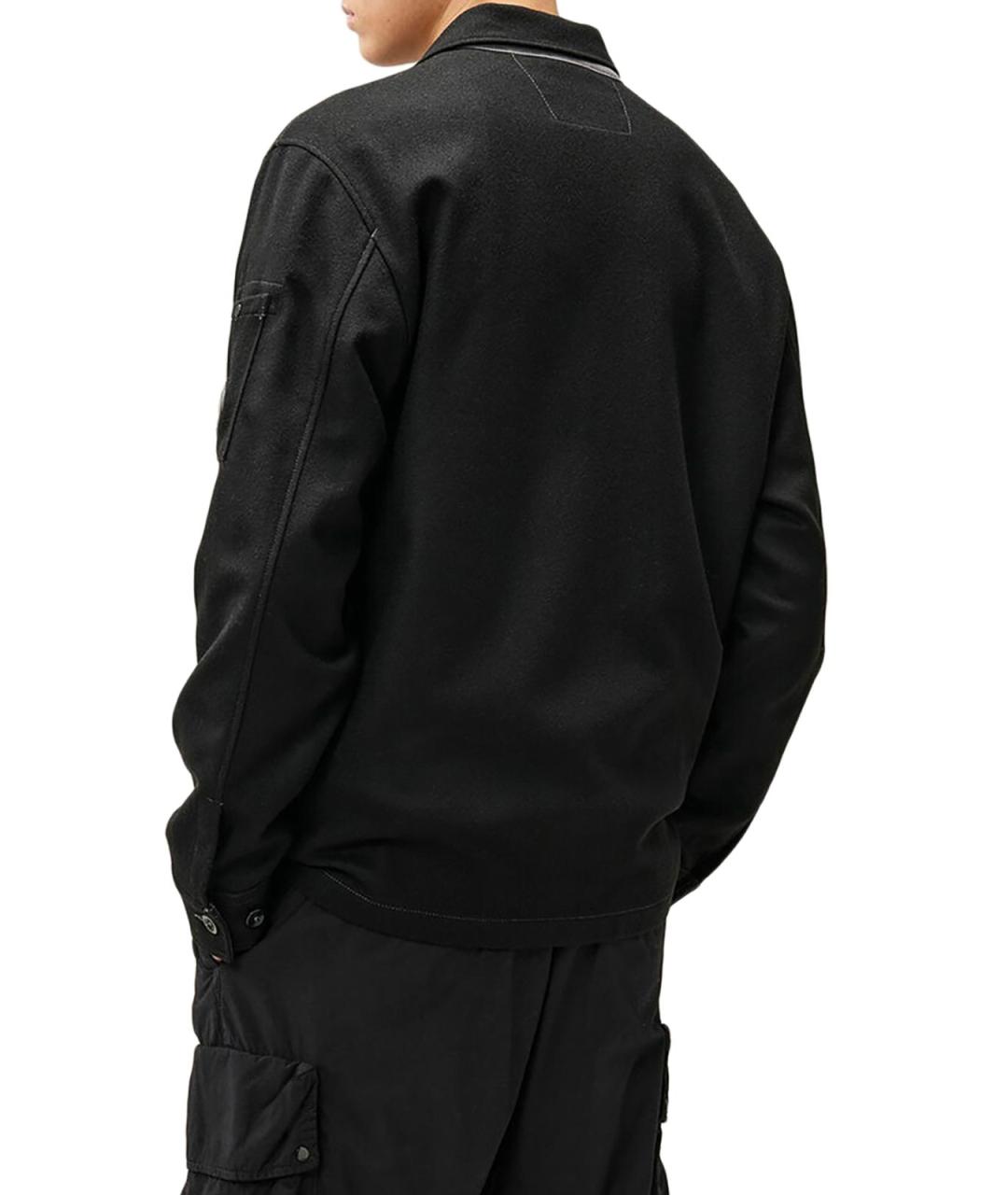 CP COMPANY Черная шерстяная куртка, фото 4