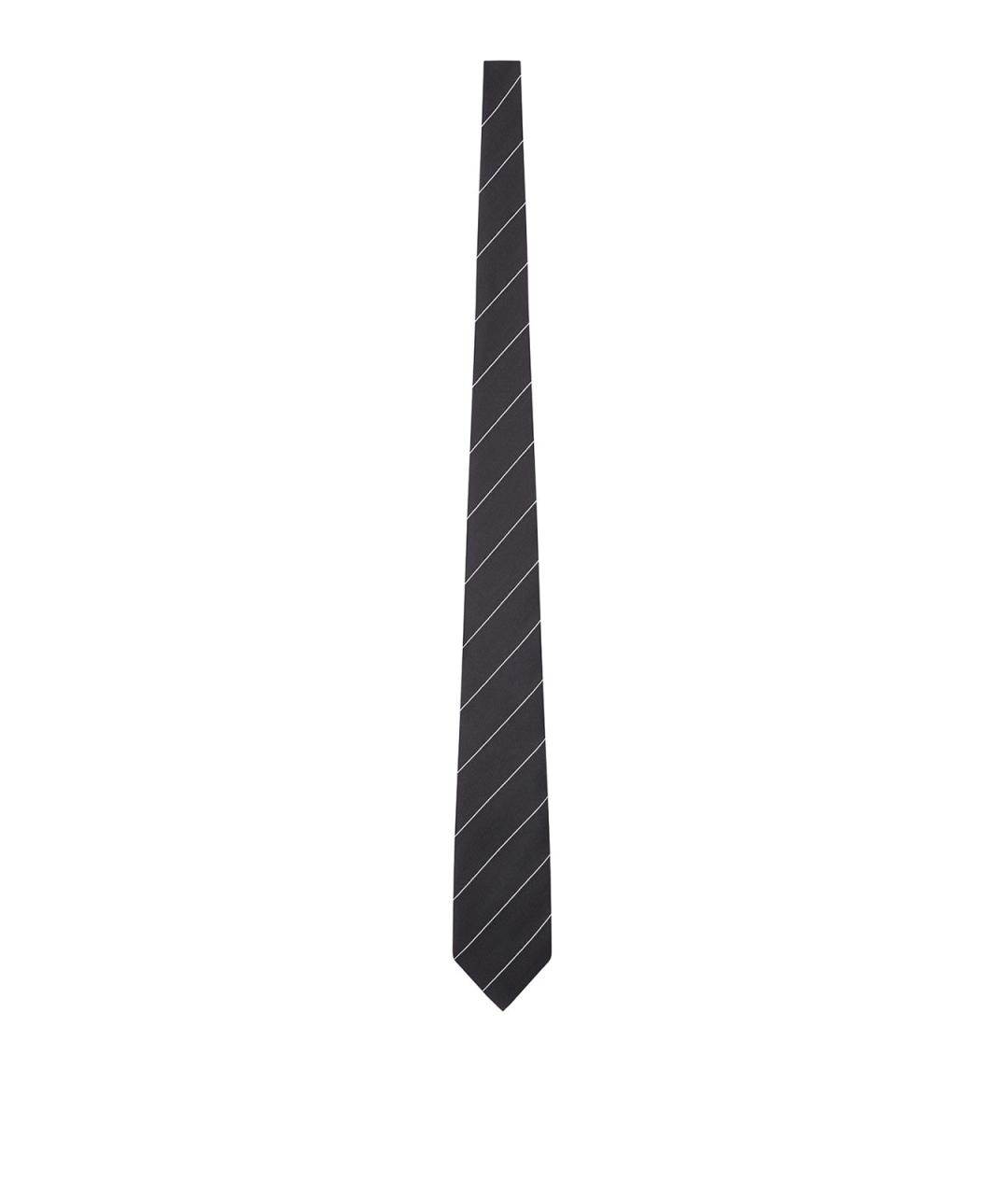 TOM FORD Черный шелковый галстук, фото 1