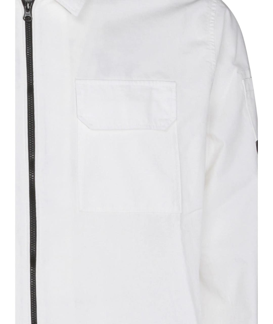 CP COMPANY Белая хлопковая куртка, фото 2