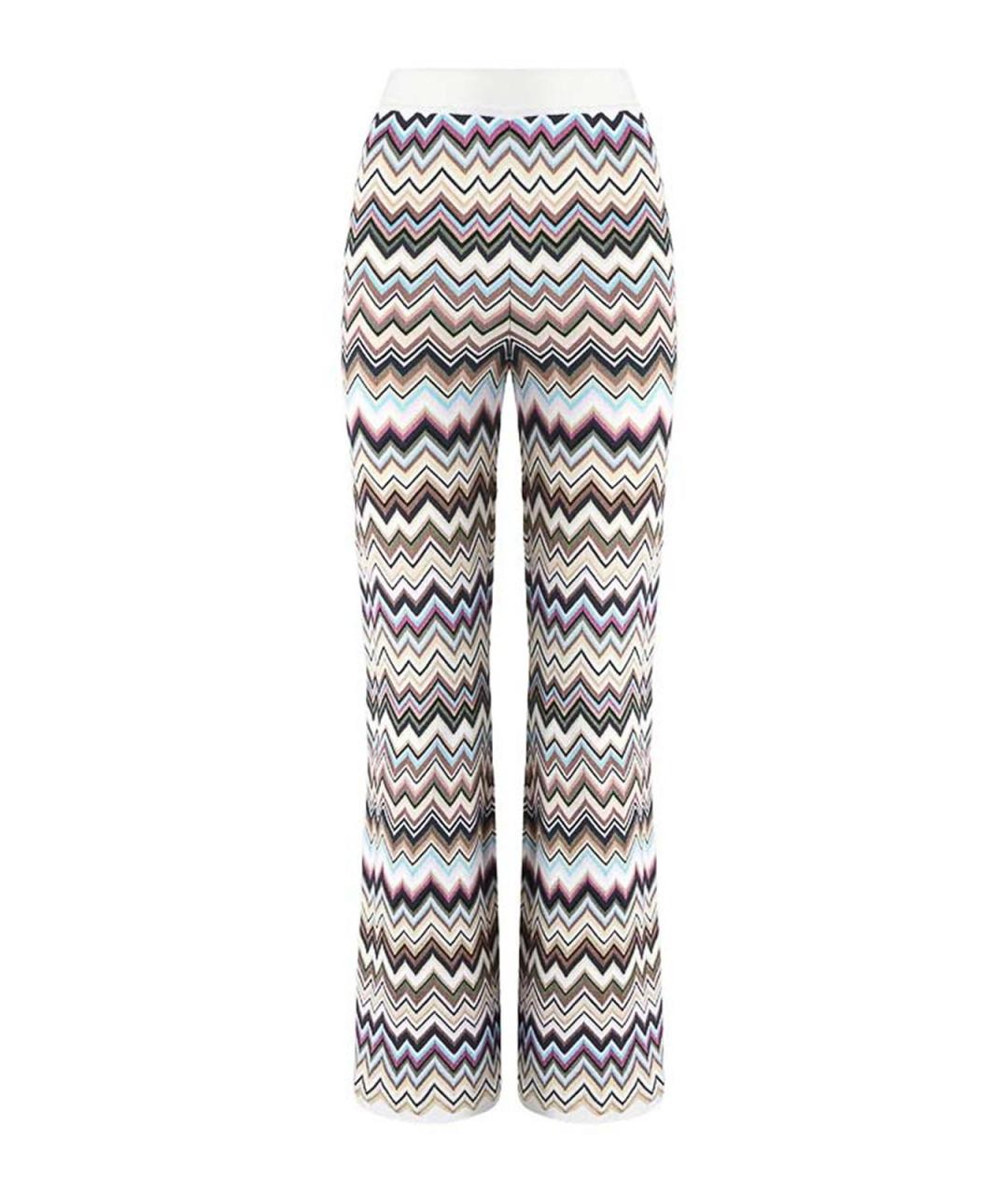 MISSONI Мульти вискозные прямые брюки, фото 1