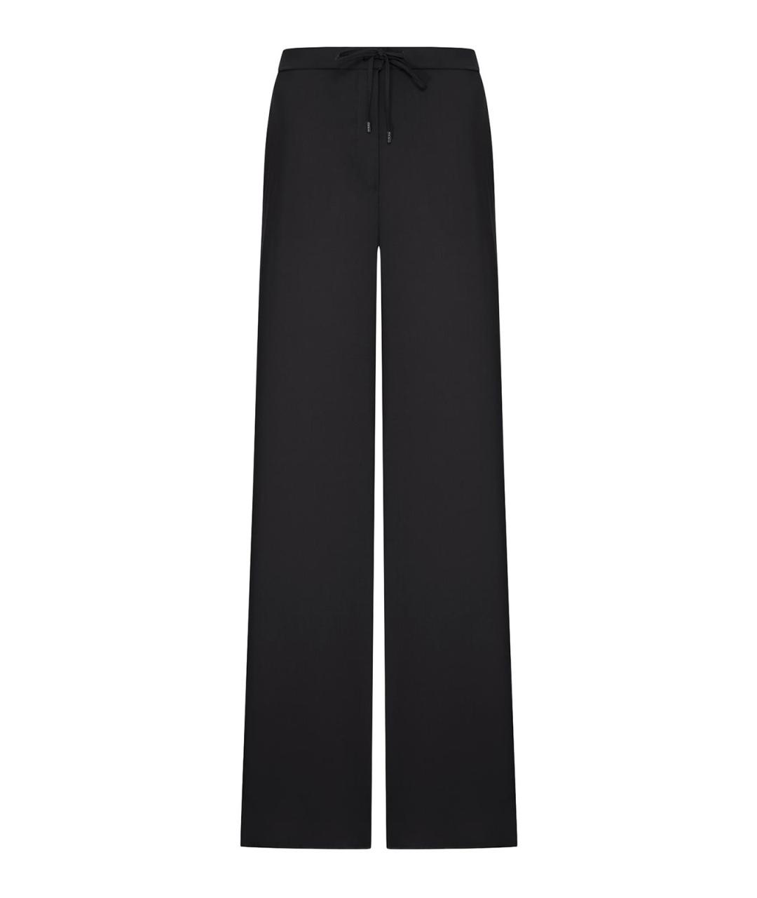 MAX MARA Черные брюки широкие, фото 1