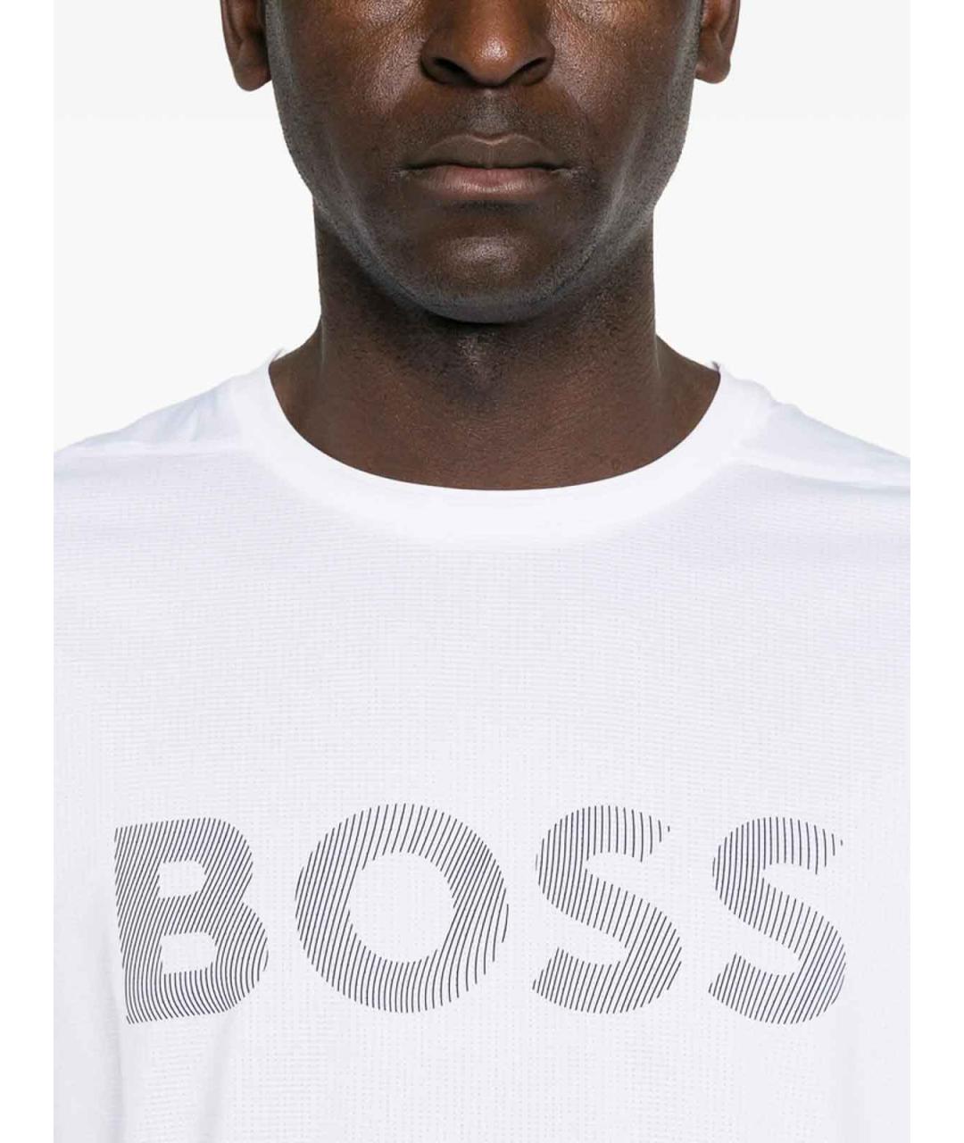 HUGO BOSS Белая футболка, фото 5
