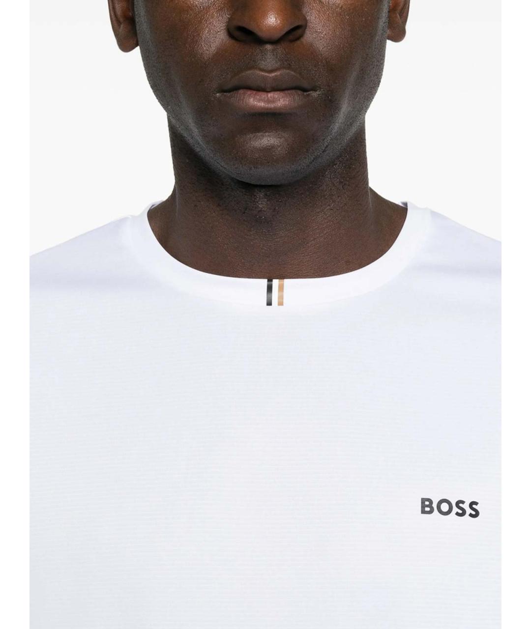 HUGO BOSS Белая футболка, фото 5