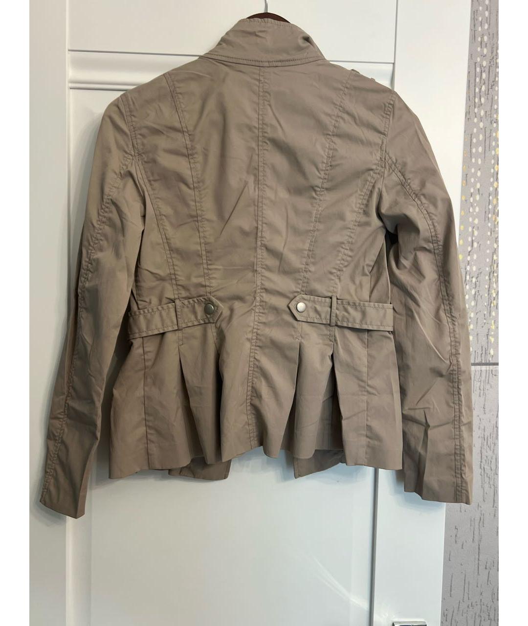 ARMANI EXCHANGE Бежевая полиэстеровая куртка, фото 2