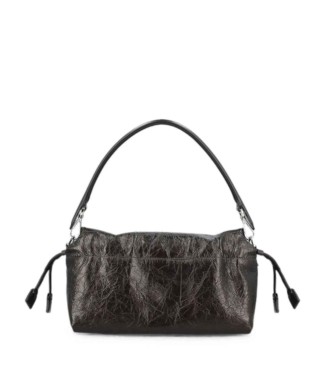 FENDI Черная кожаная сумка через плечо, фото 2