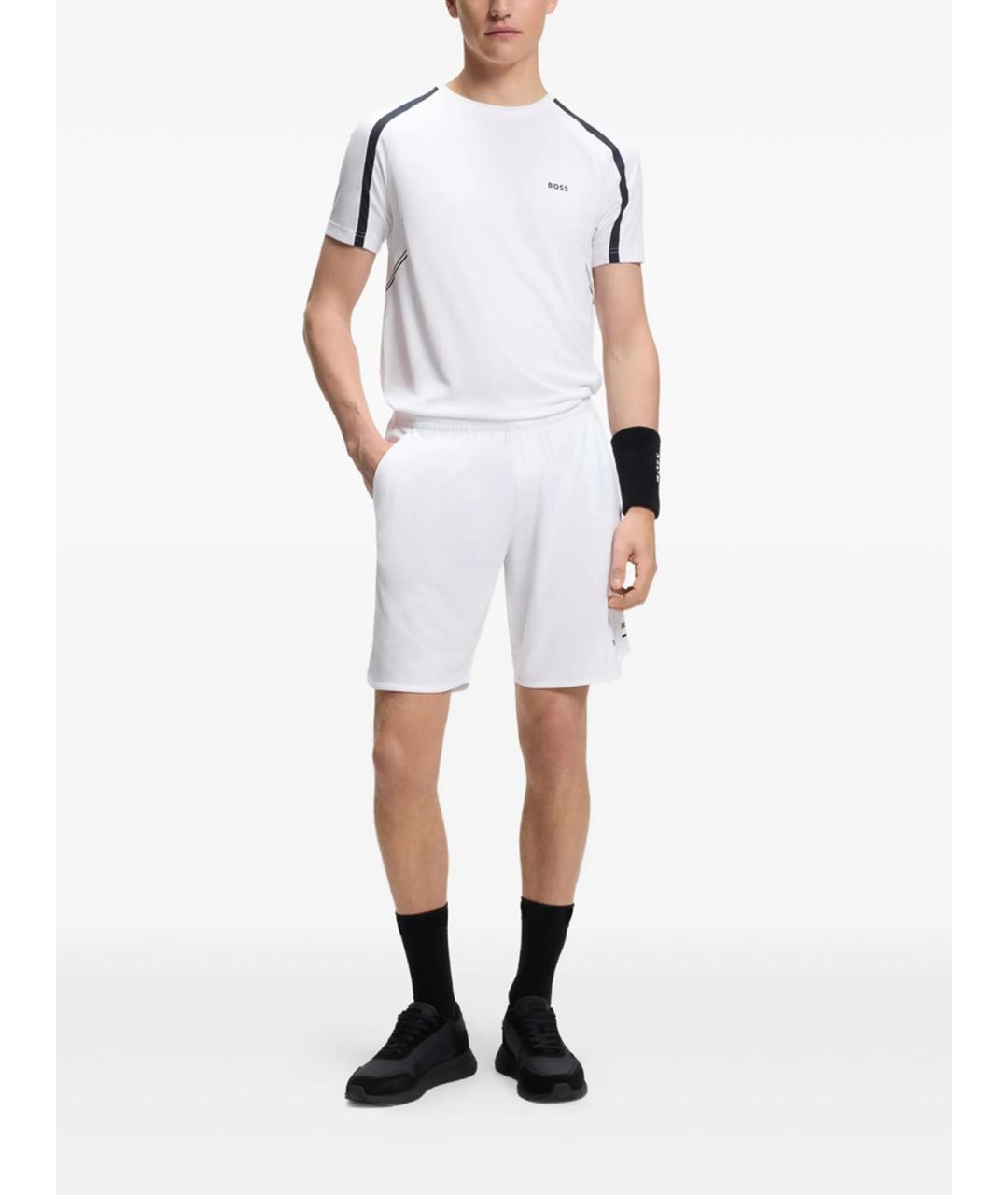 HUGO BOSS Белая футболка, фото 4