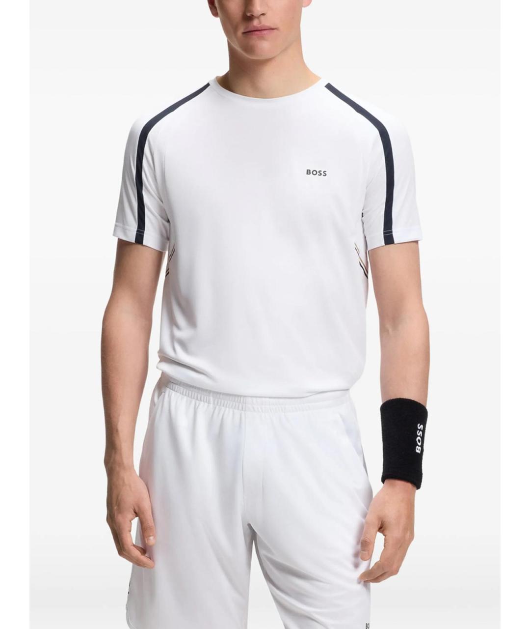 HUGO BOSS Белая футболка, фото 5