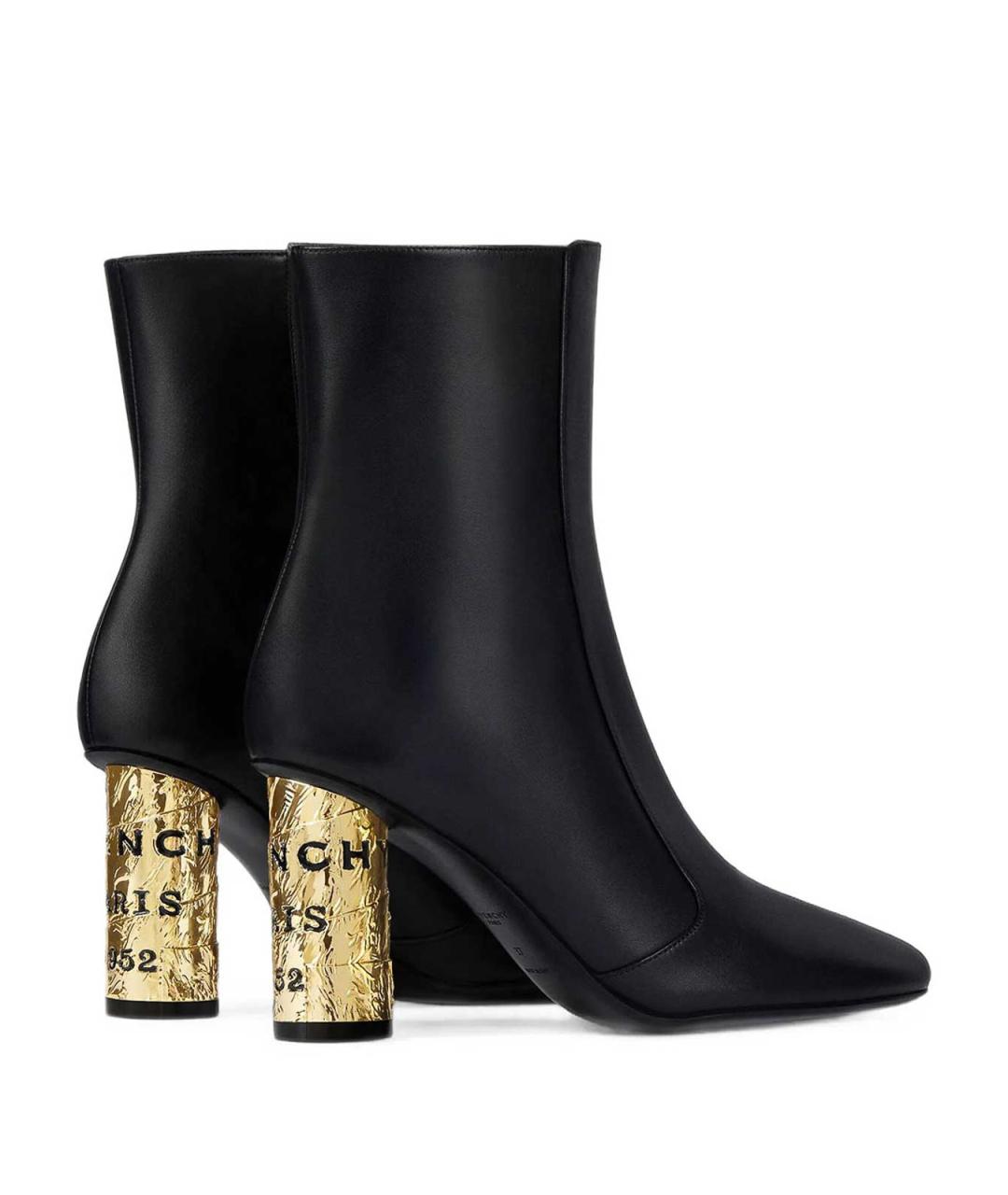 GIVENCHY Черные кожаные ботильоны, фото 2