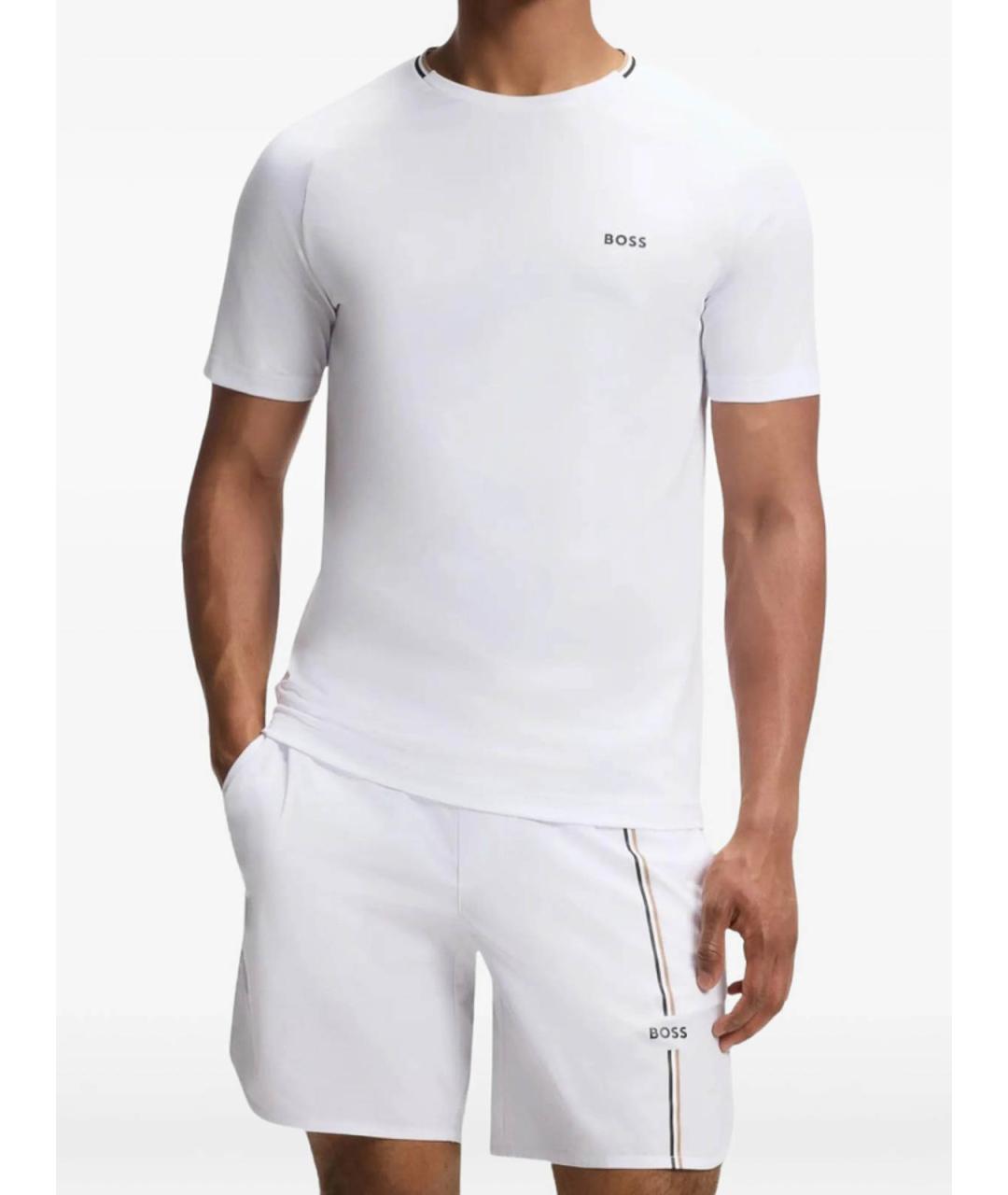 HUGO BOSS Белая футболка, фото 2