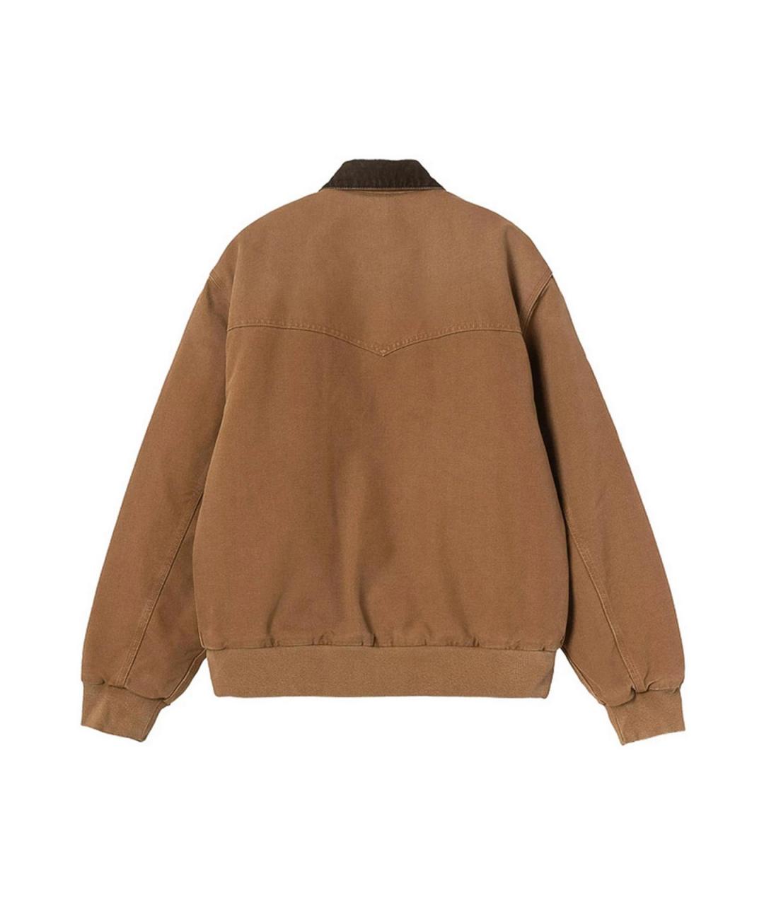 CARHARTT Коричневая хлопковая куртка, фото 3