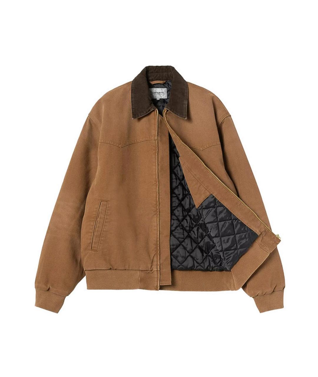 CARHARTT Коричневая хлопковая куртка, фото 2