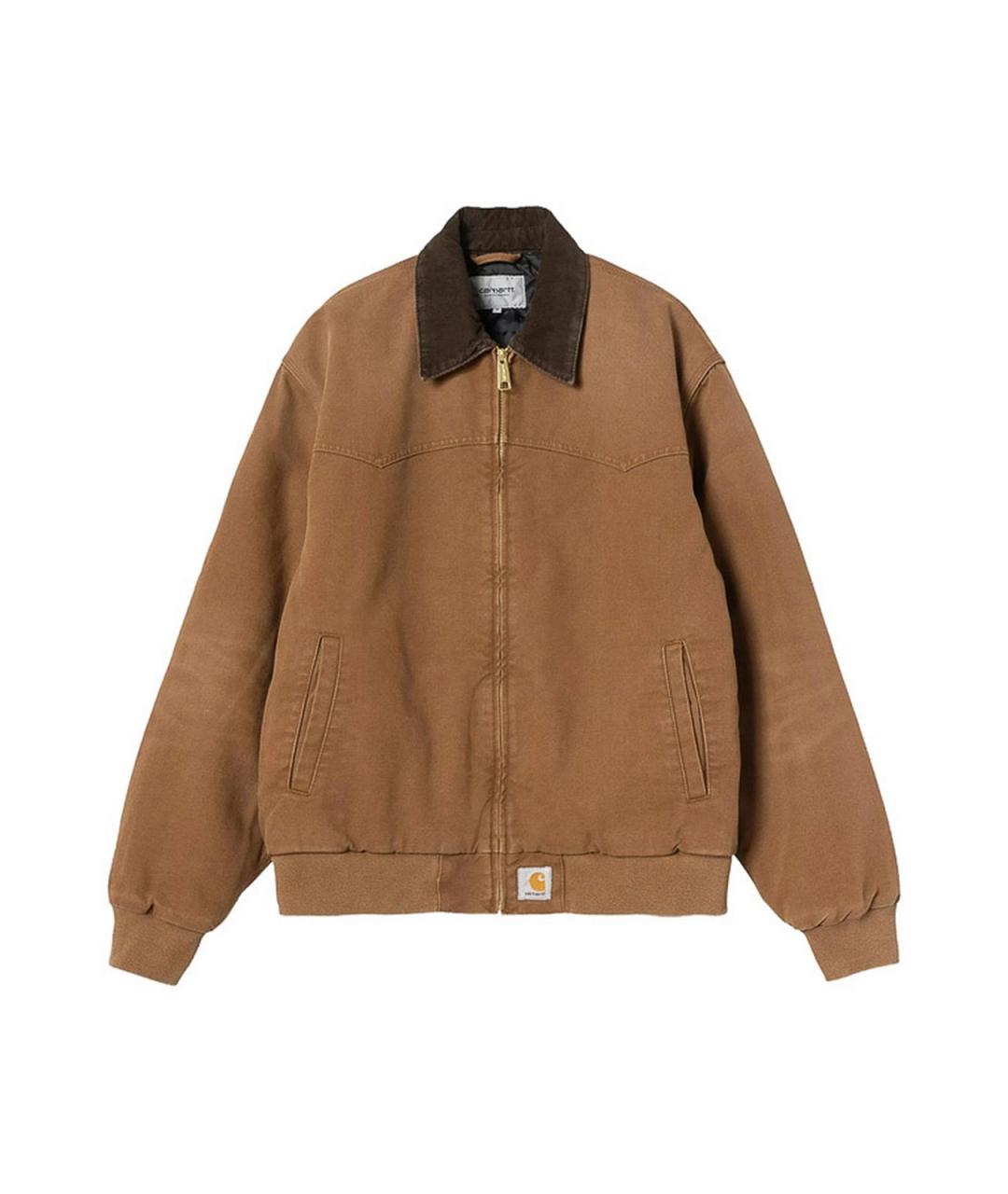 CARHARTT Коричневая хлопковая куртка, фото 1