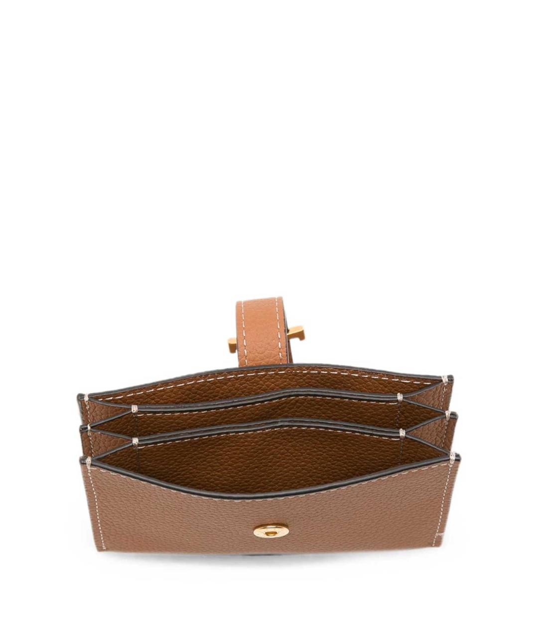 TOD'S Коричневый кожаный кошелек, фото 2