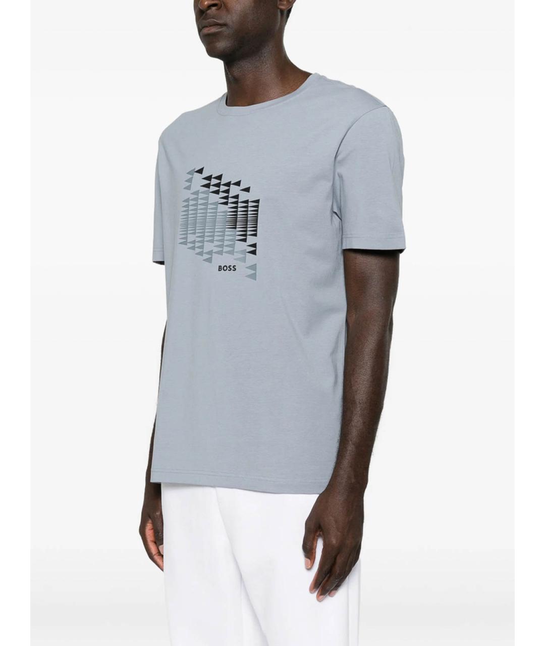 HUGO BOSS Серая футболка, фото 5