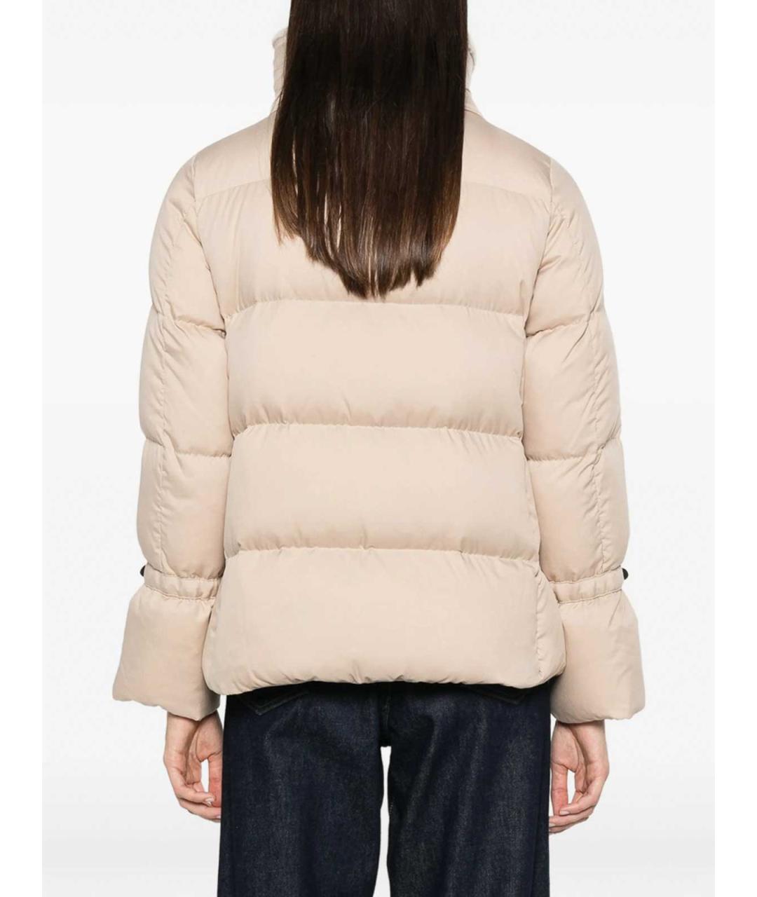 HERNO Бежевый полиэстеровый пуховик, фото 4