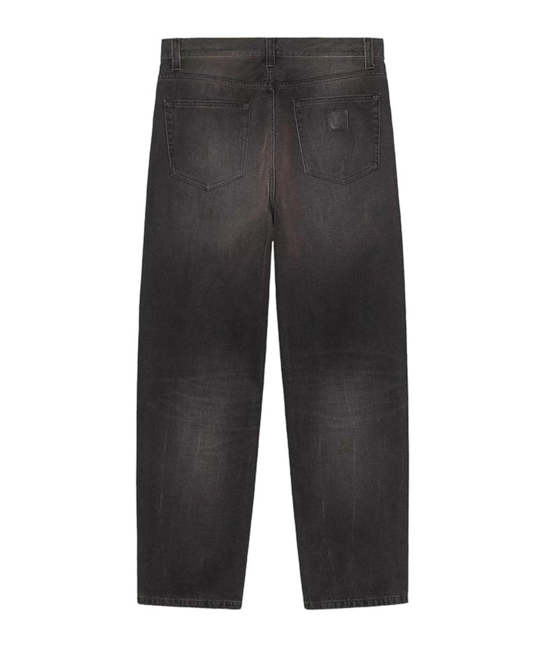 CARHARTT Серые хлопковые прямые джинсы, фото 2