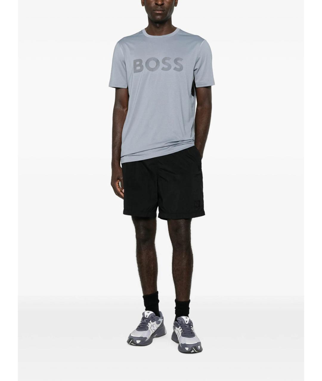 HUGO BOSS Серая футболка, фото 2