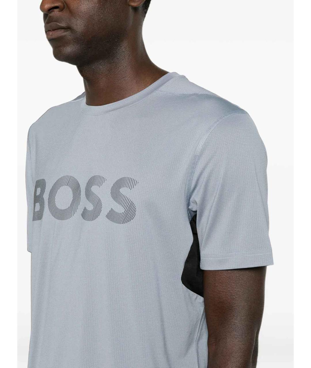 HUGO BOSS Серая футболка, фото 3