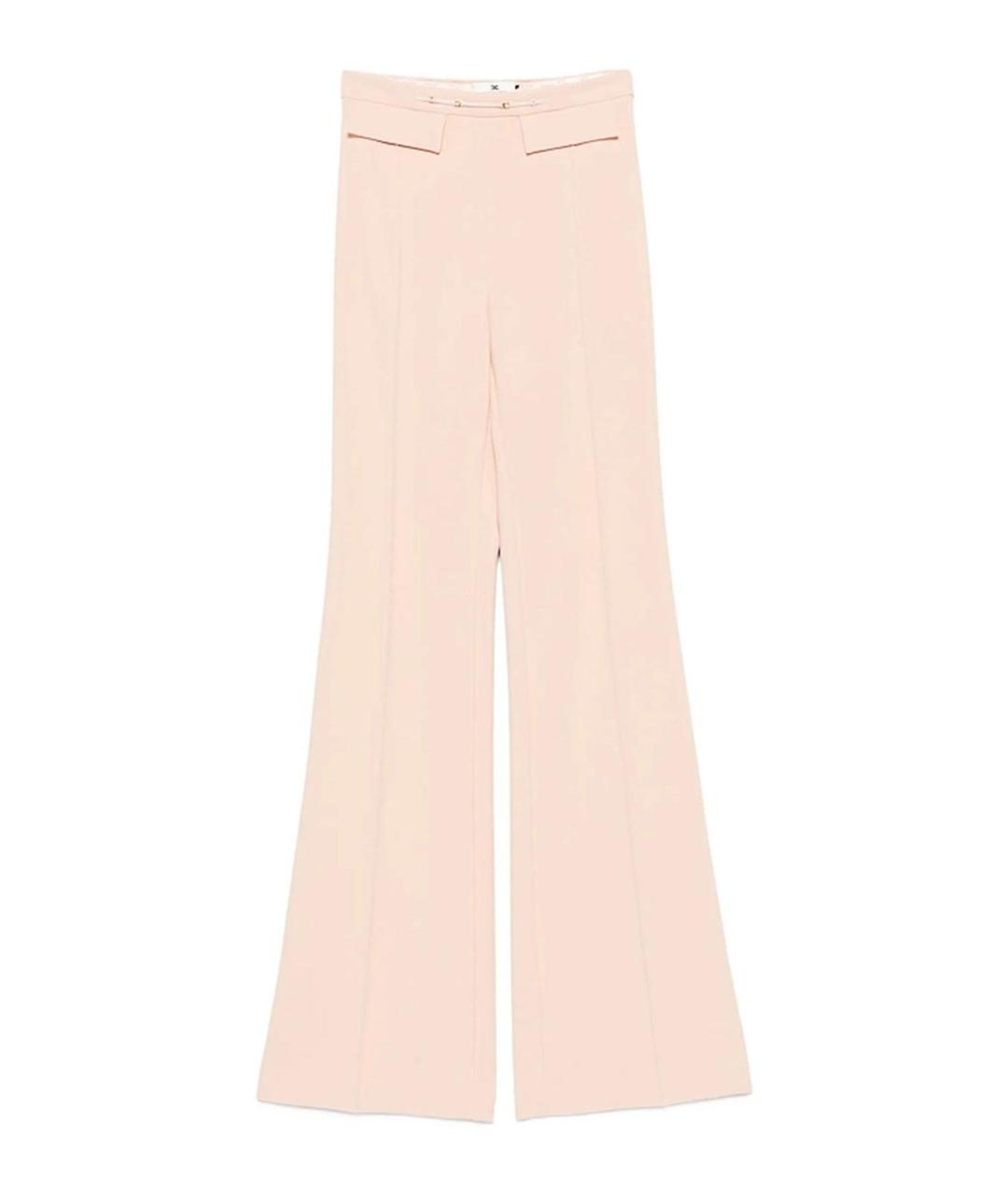 ELISABETTA FRANCHI Розовые брюки широкие, фото 1