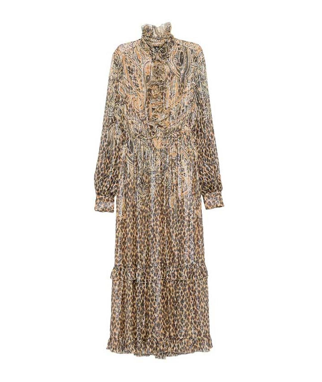 ETRO Мульти шелковое повседневное платье, фото 1