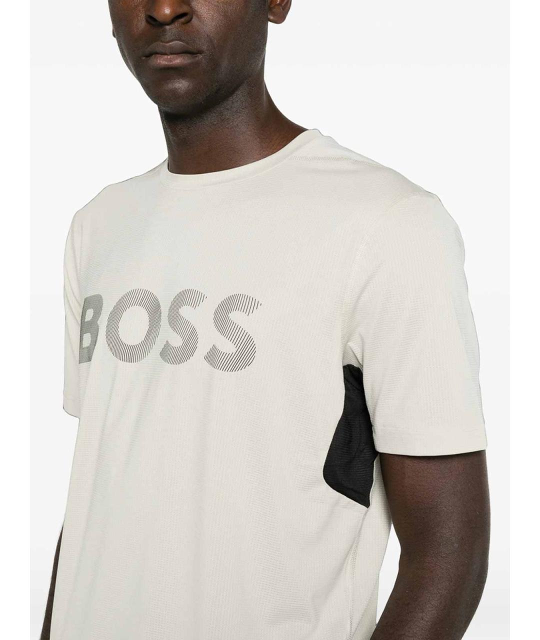 HUGO BOSS Серая футболка, фото 4