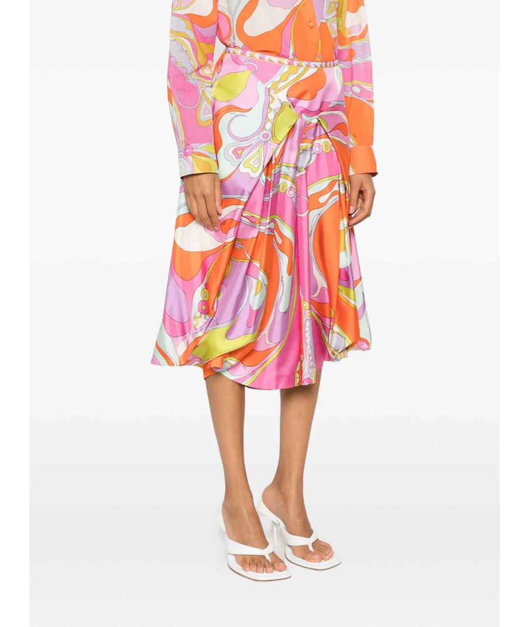 EMILIO PUCCI Мульти шелковые кюлоты, фото 2