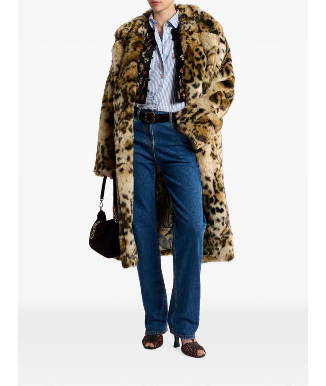 ETRO Мульти полиэстеровая шуба, фото 2