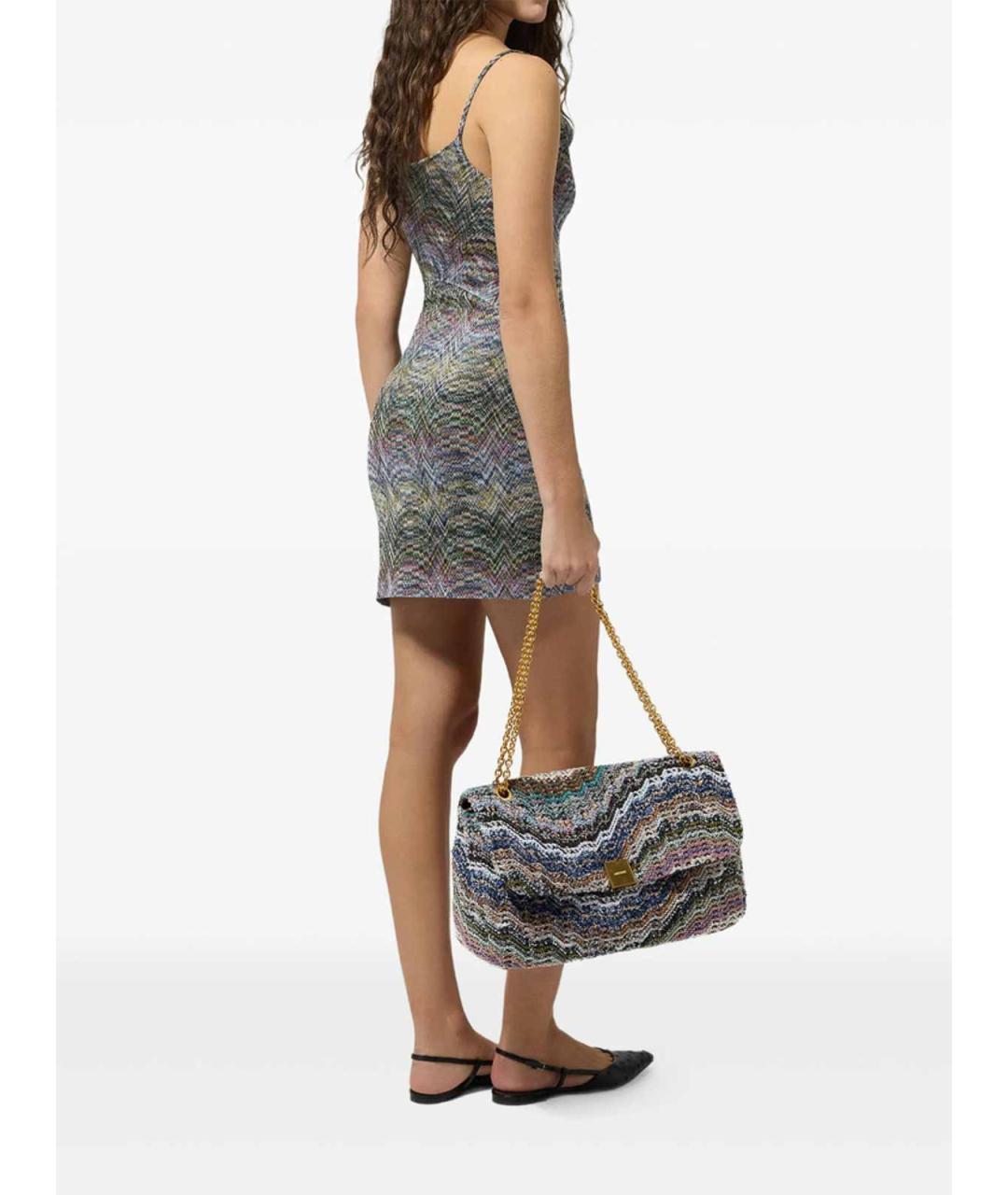 MISSONI Мульти вискозное повседневное платье, фото 4