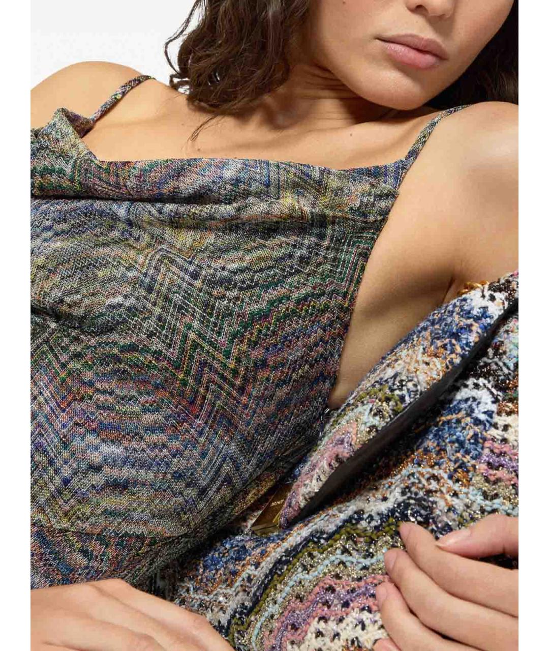 MISSONI Мульти вискозное повседневное платье, фото 2