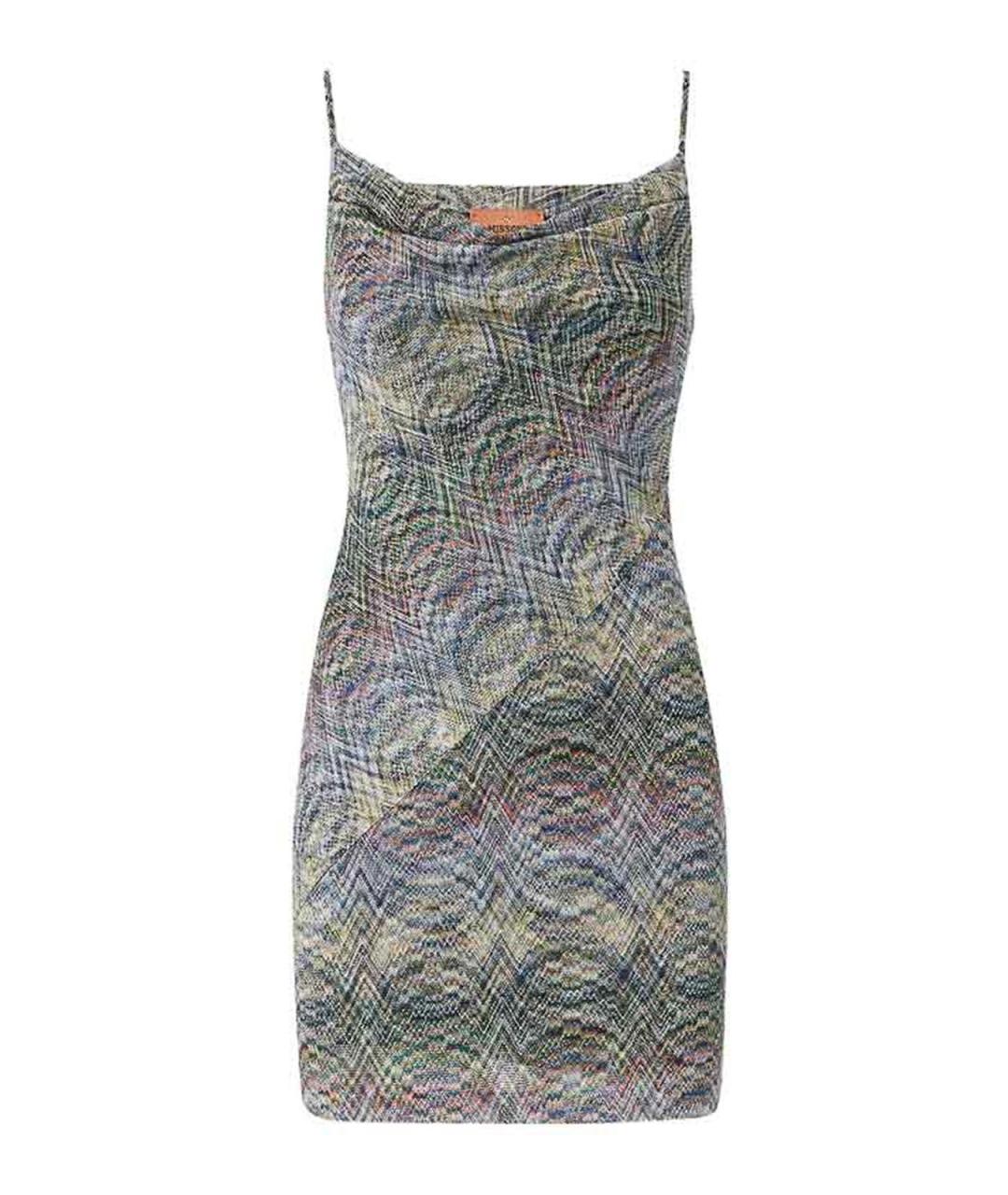 MISSONI Мульти вискозное повседневное платье, фото 1