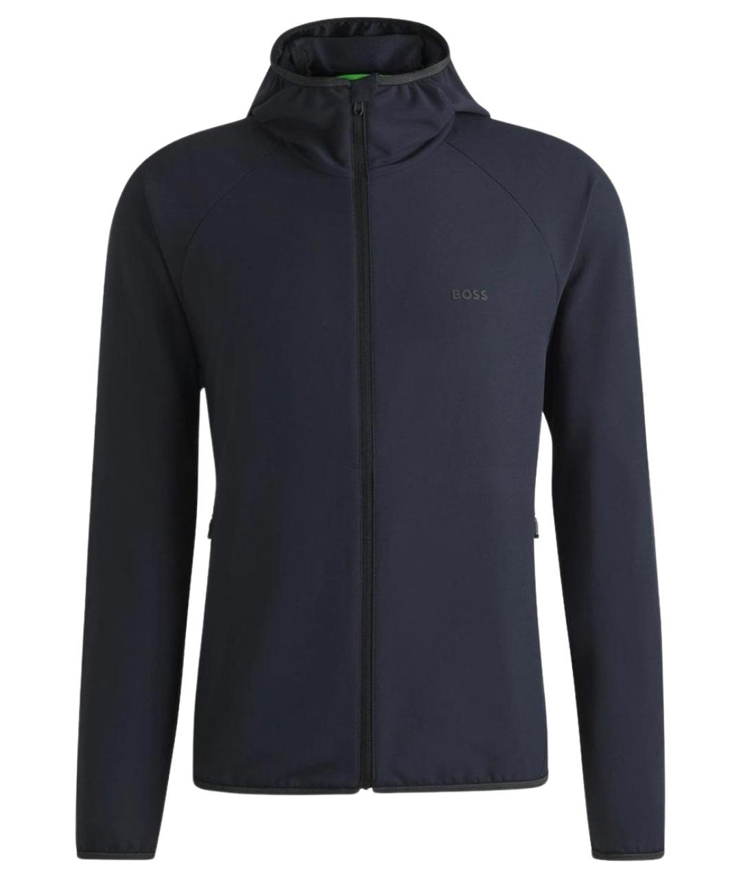 HUGO BOSS Темно-синяя полиэстеровая куртка, фото 1