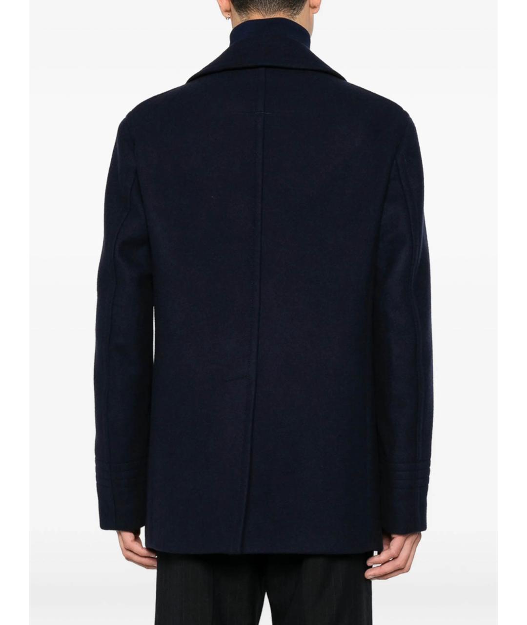 TOM FORD Темно-синее шерстяное пальто, фото 2