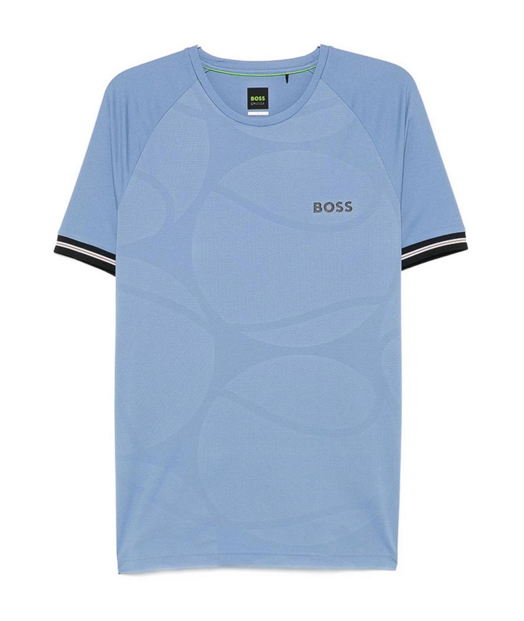 HUGO BOSS Голубая футболка, фото 1